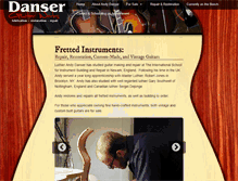 Tablet Screenshot of danserguitarworks.com